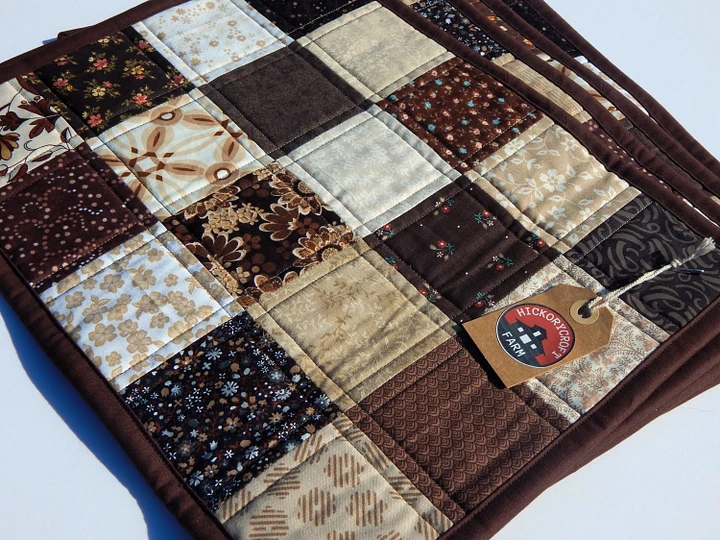 Shades of Brown Quilted Placemats product image (2)
