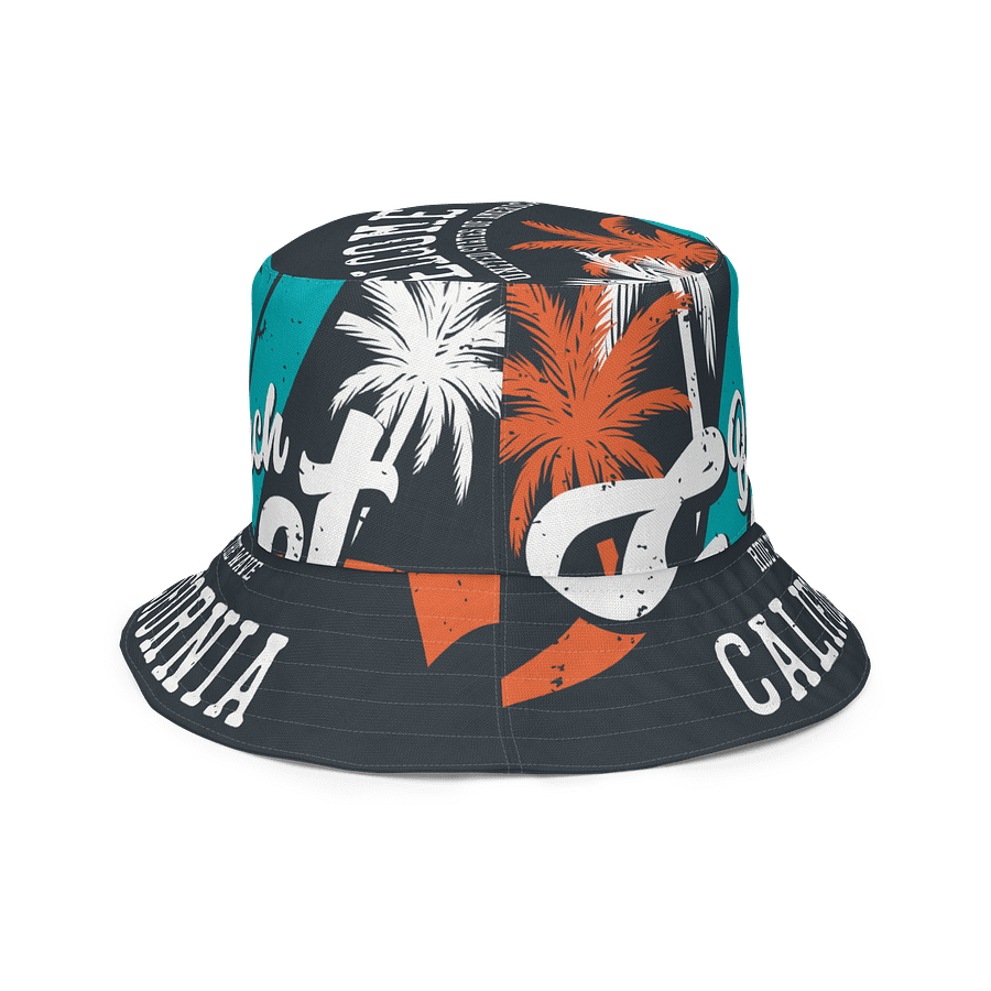 Reversible California Surf Bucket Hat – Bold Beach Style, Double-Sided Print product image (6)