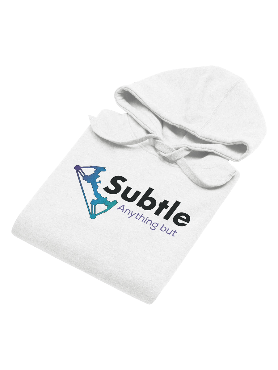 Anything But Subtle - Black Text - Hoodie product image (4)