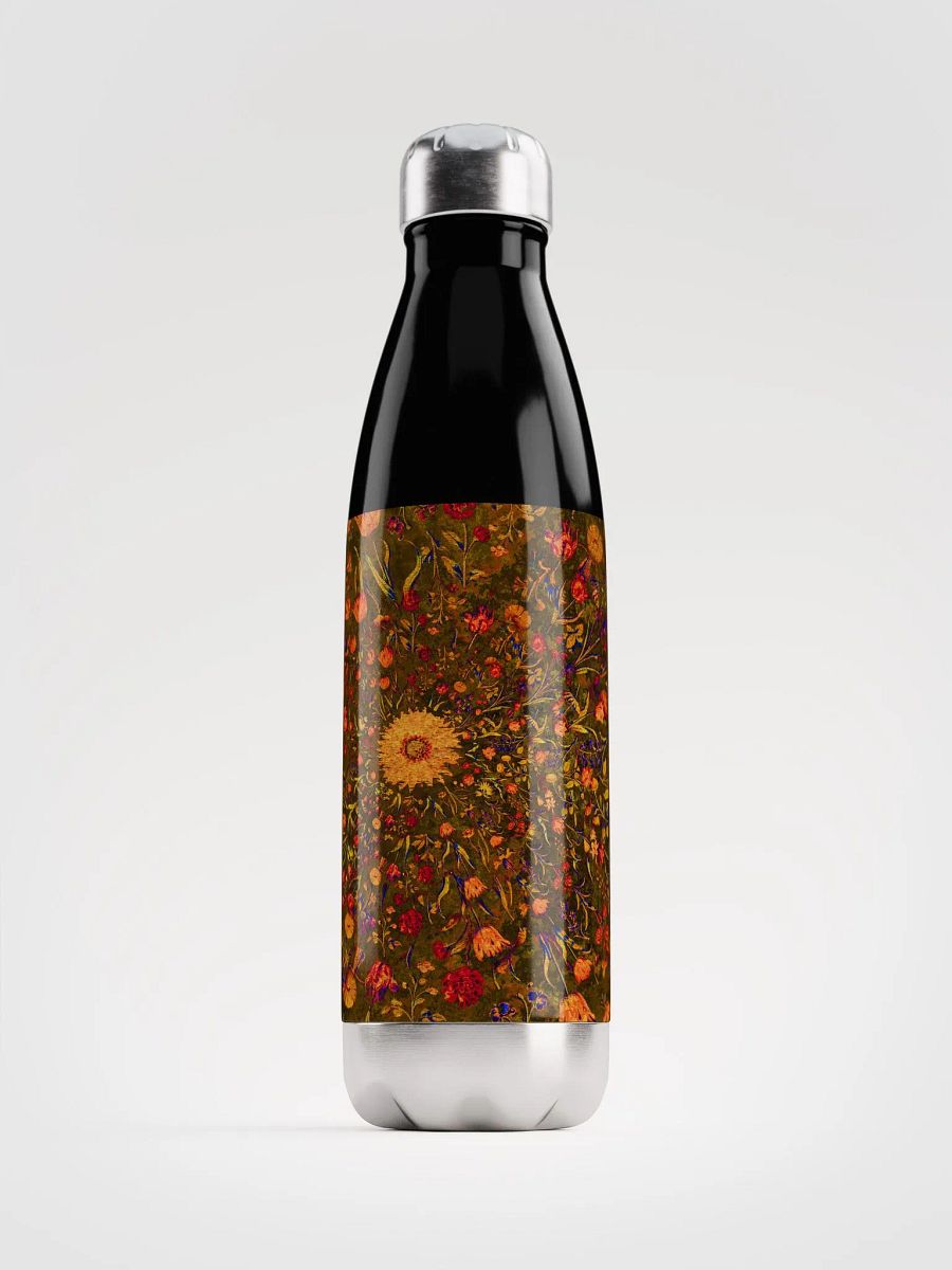 Medieval Flowers on Yellow Stainless Steel Waterbottle product image (1)