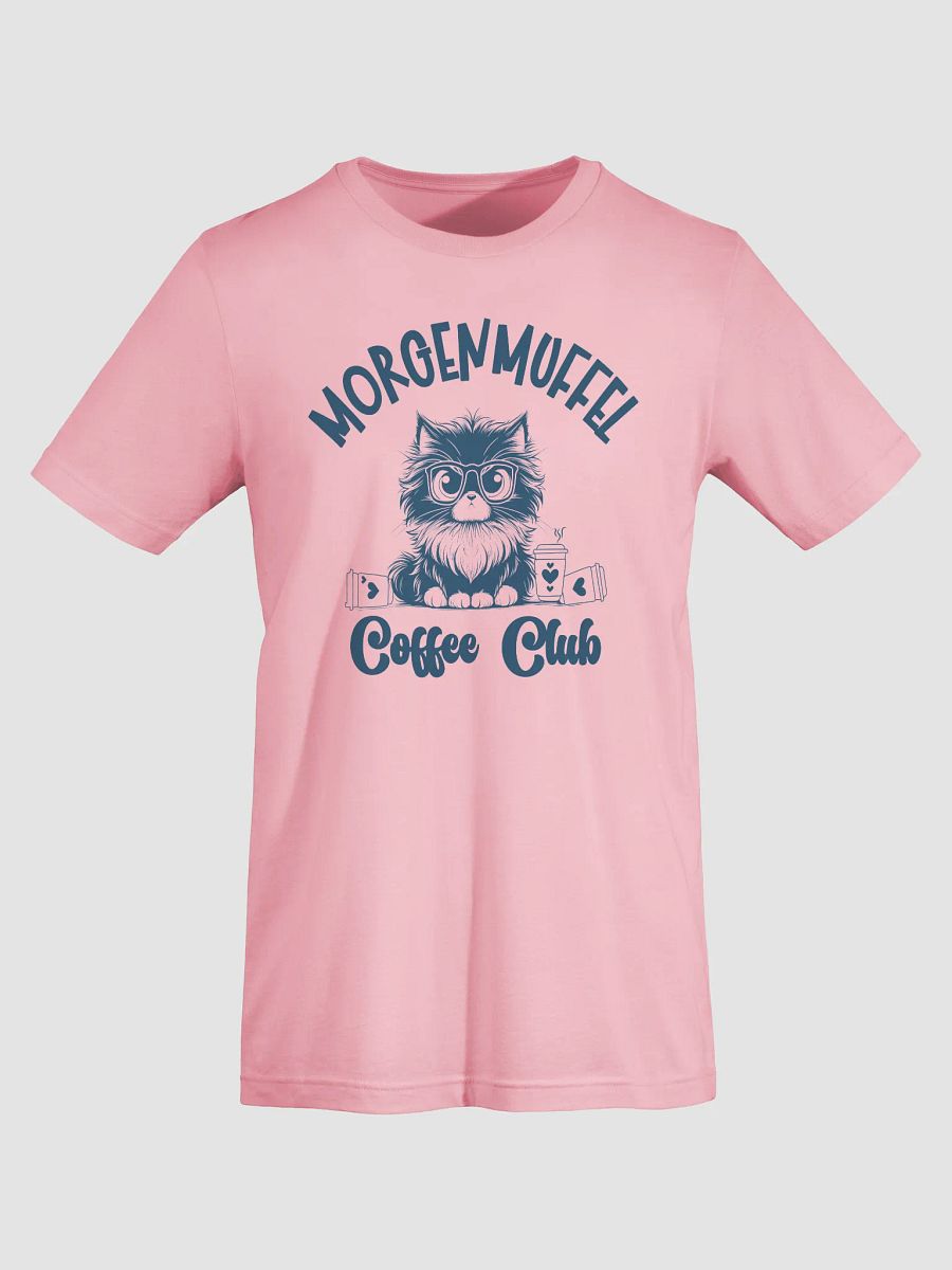 Morgenmuffel Cat Coffee Club T-Shirt product image (67)