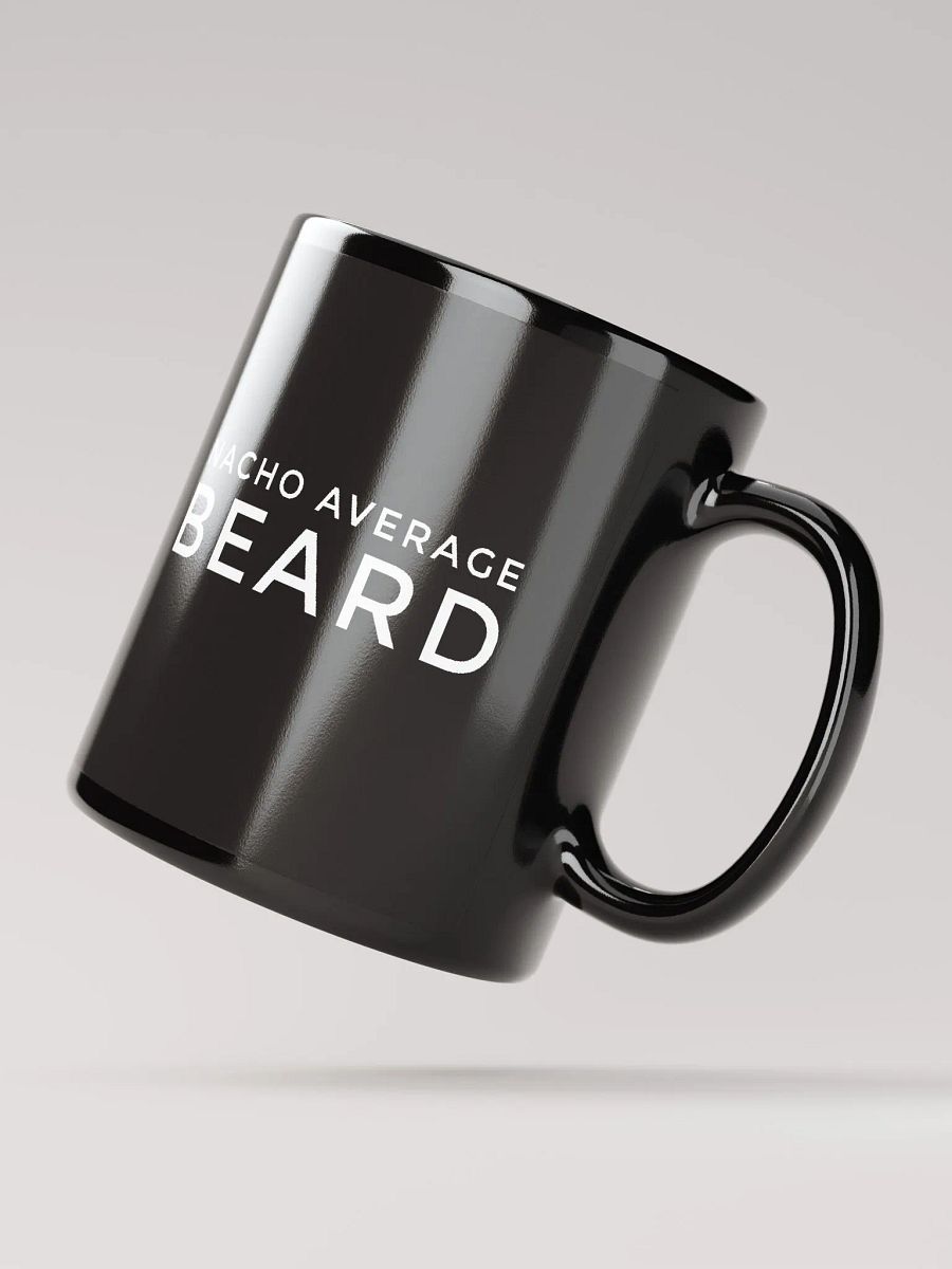 Nacho Average Beard Black Ceramic Mug product image (2)