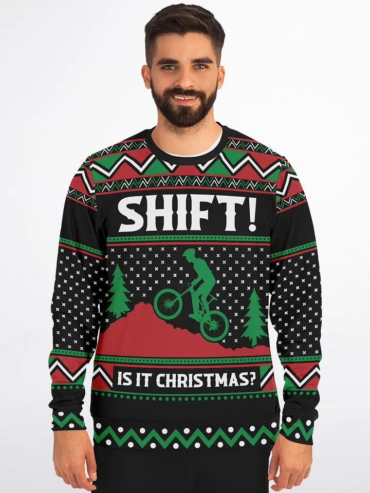 Festive Cycling Christmas Sweater - 