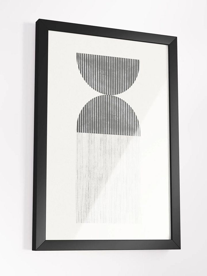 Geometric Harmony Framed Poster – Modern Art with Timeless Appeal product image (2)