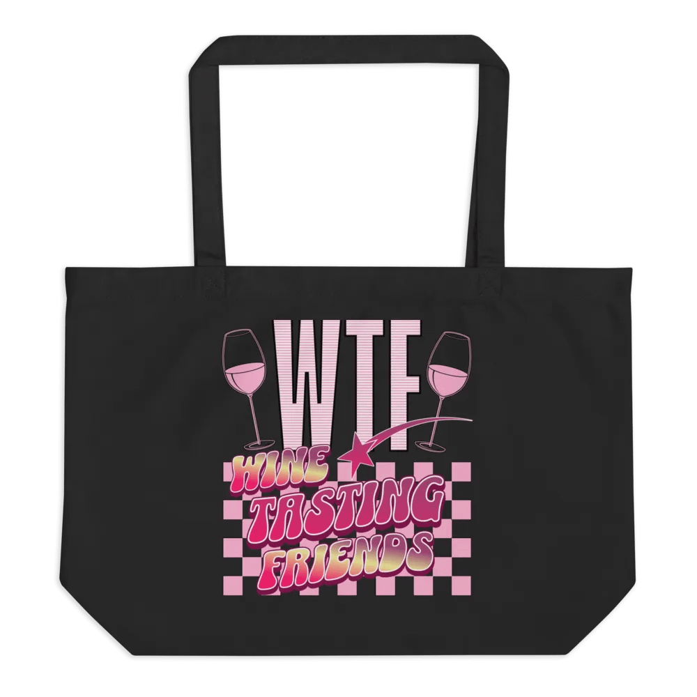 WTF Wine Tasting Friends Tote Bag product image (1)