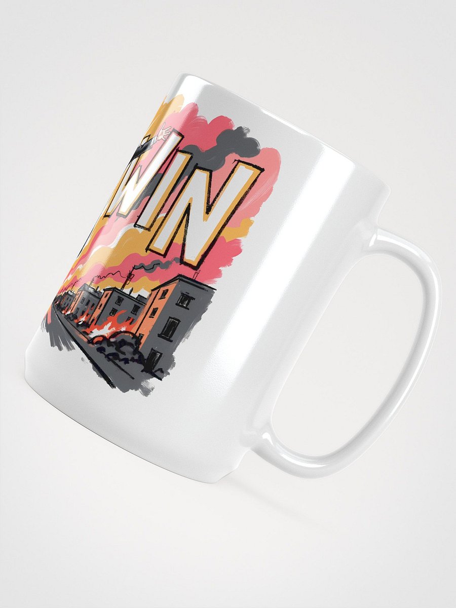 Triumphant Explosion Art Print – Urban Victory Glossy Mug product image (5)