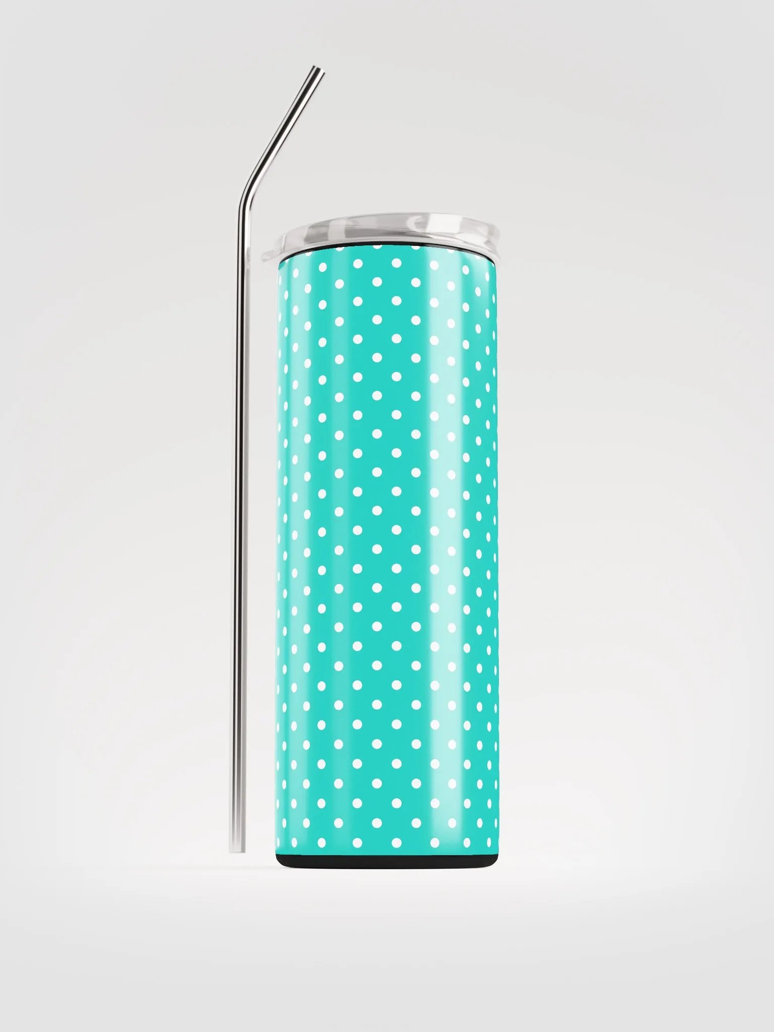 Teal Polka Dot Stainless Steel 20 oz Tumbler product image (2)