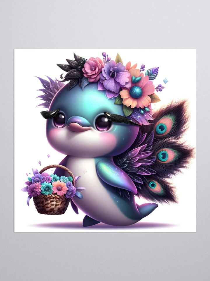 Cute Dolphin Sticker product image (1)