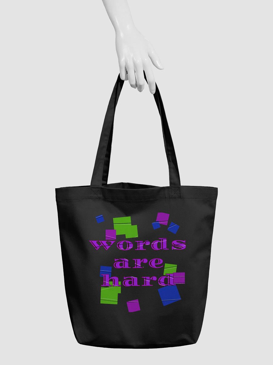 Words are hard Eco Tote product image (6)