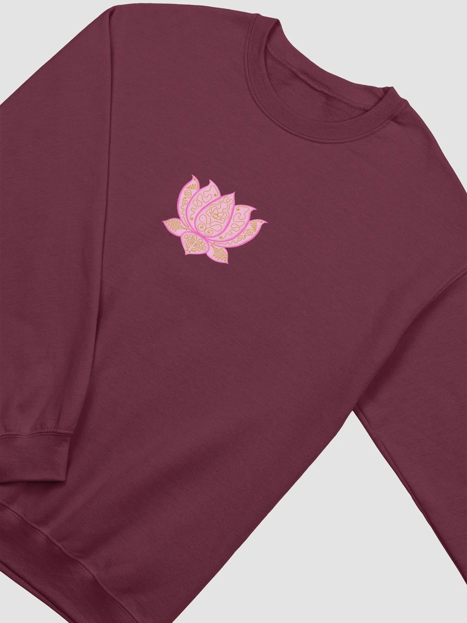 Lotus Bloom Gold Swirl Crewneck Sweatshirt product image (2)
