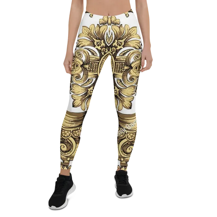 Golden Filigree Symphony Leggings product image (1)