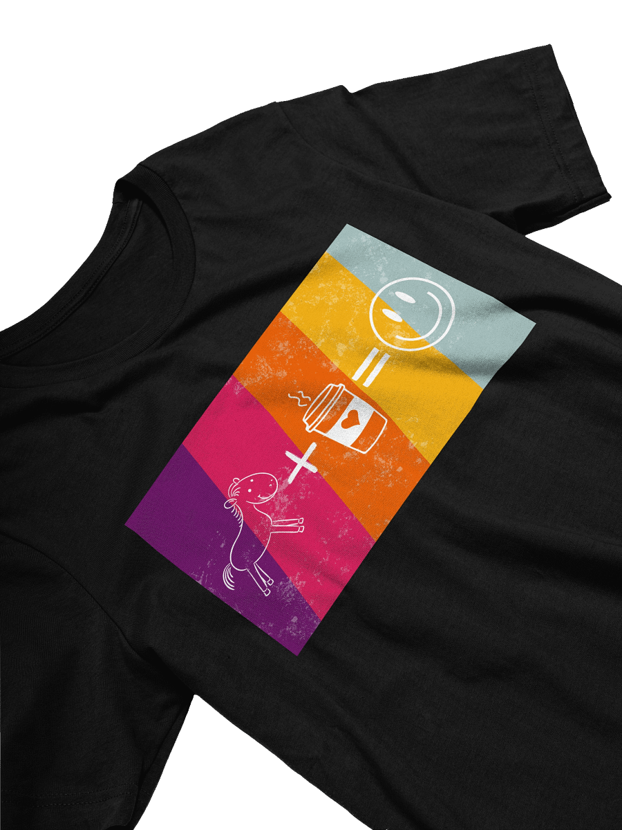 Horses + Coffee = Happiness T-shirt product image (10)