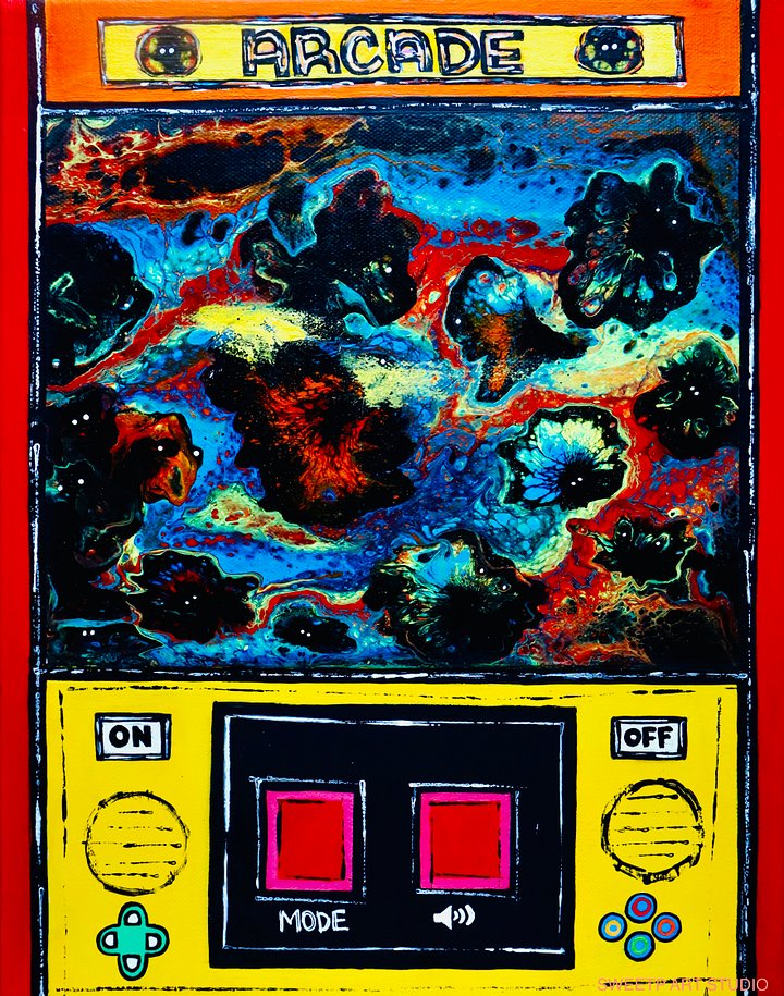 Abstract Blob: Blob Attack | Art Print product image (1)