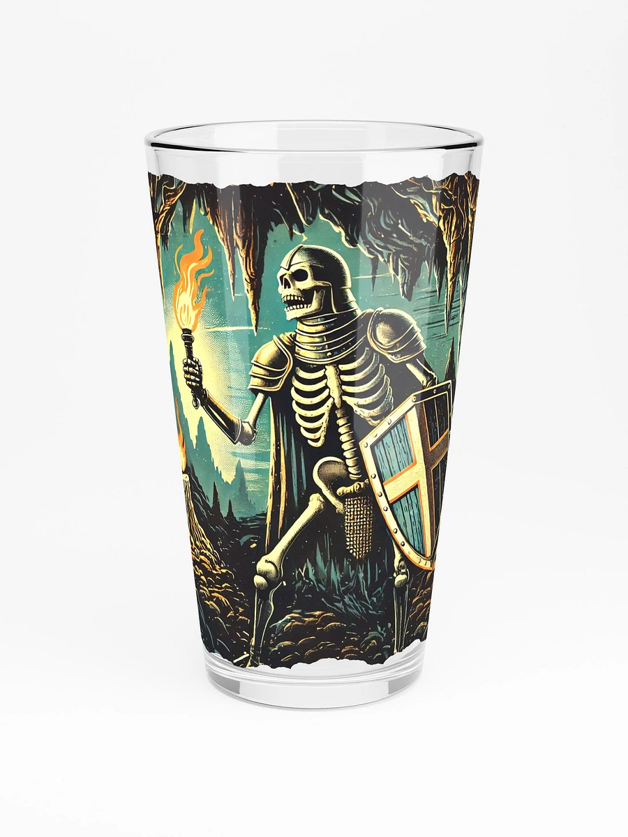 Skeleton Knight Explorer 16 oz Glass - Spooky Glassware product image (3)