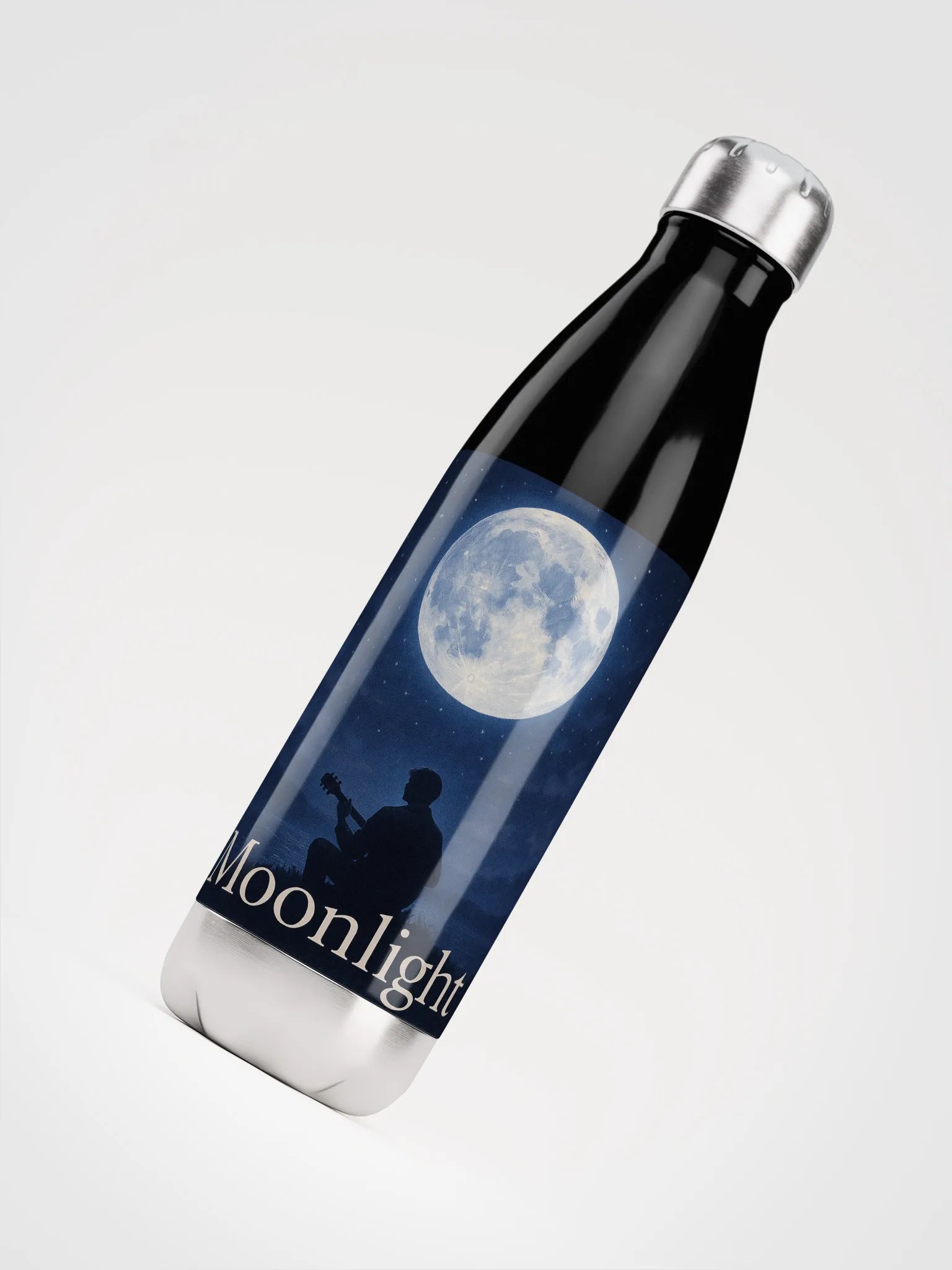 Moonlight Album Cover Stainless Steel Water Bottle - Show Your Support - Drinkware product image (7)