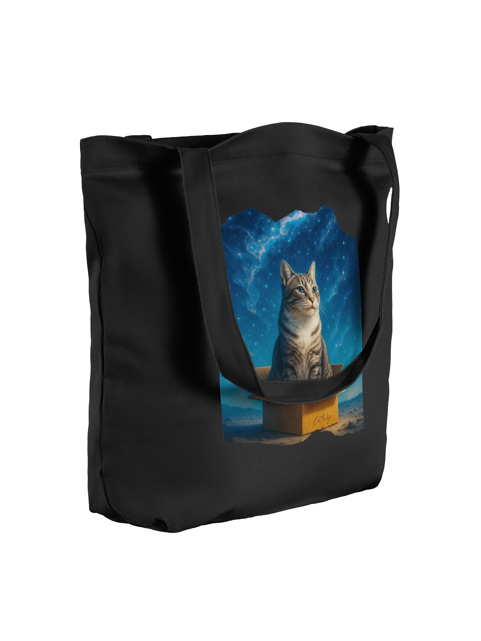 Eco-friendly tote bag: Catnip Cat product image (4)