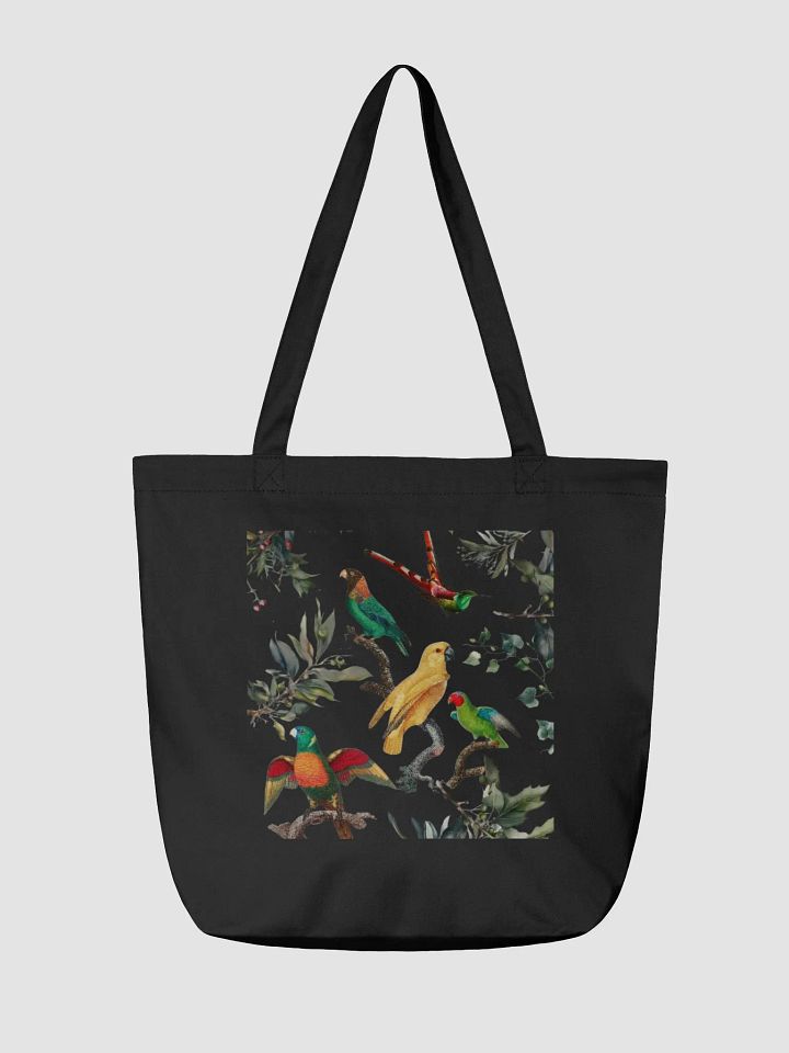 Tropical Parrots Organic Tote Bag product image (2)