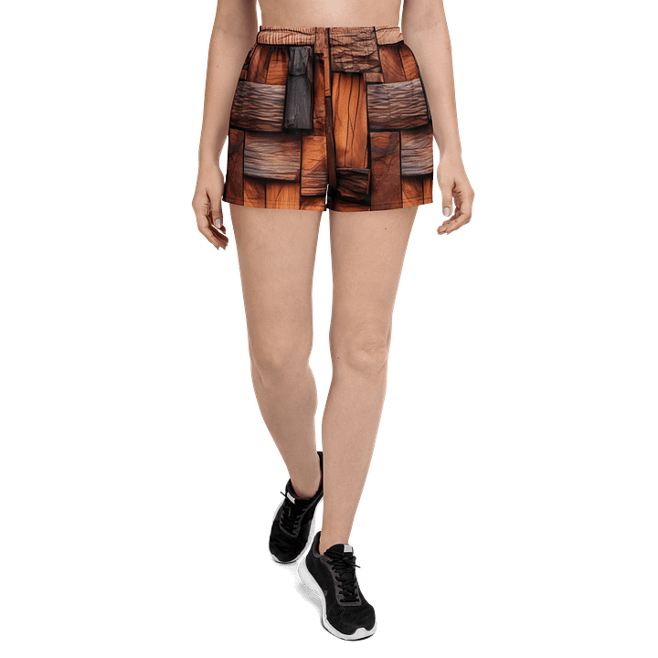 Wooden Mosaic Athletic Shorts product image (1)
