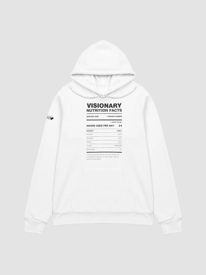 VISIONARY Nutrition Facts Comfort Hoodie product image (2)
