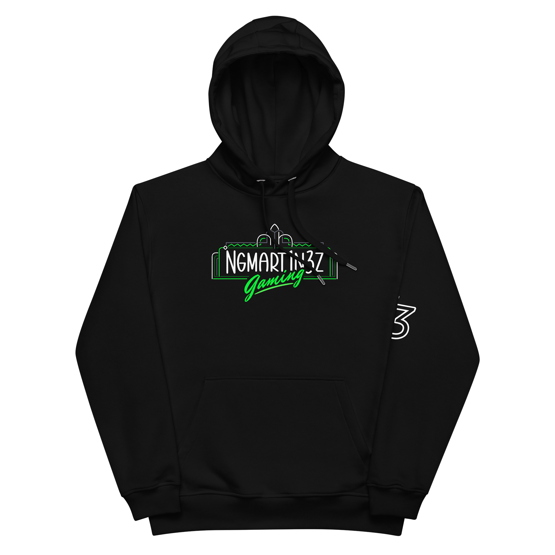 Retro Green Gaming Hoodie product image (1)