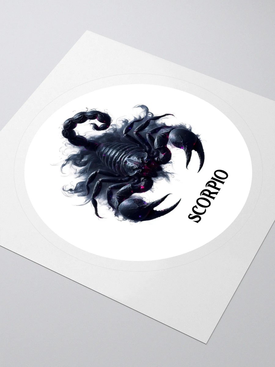 Mythical Scorpio Zodiac Round Sticker product image (7)