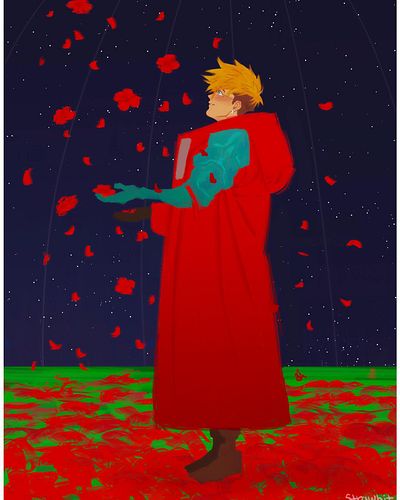 Sorry for the spam I kept finding mistakes lol 
This song reminds me of vash and makes me emotional bc I love Trigun sm

#vas...