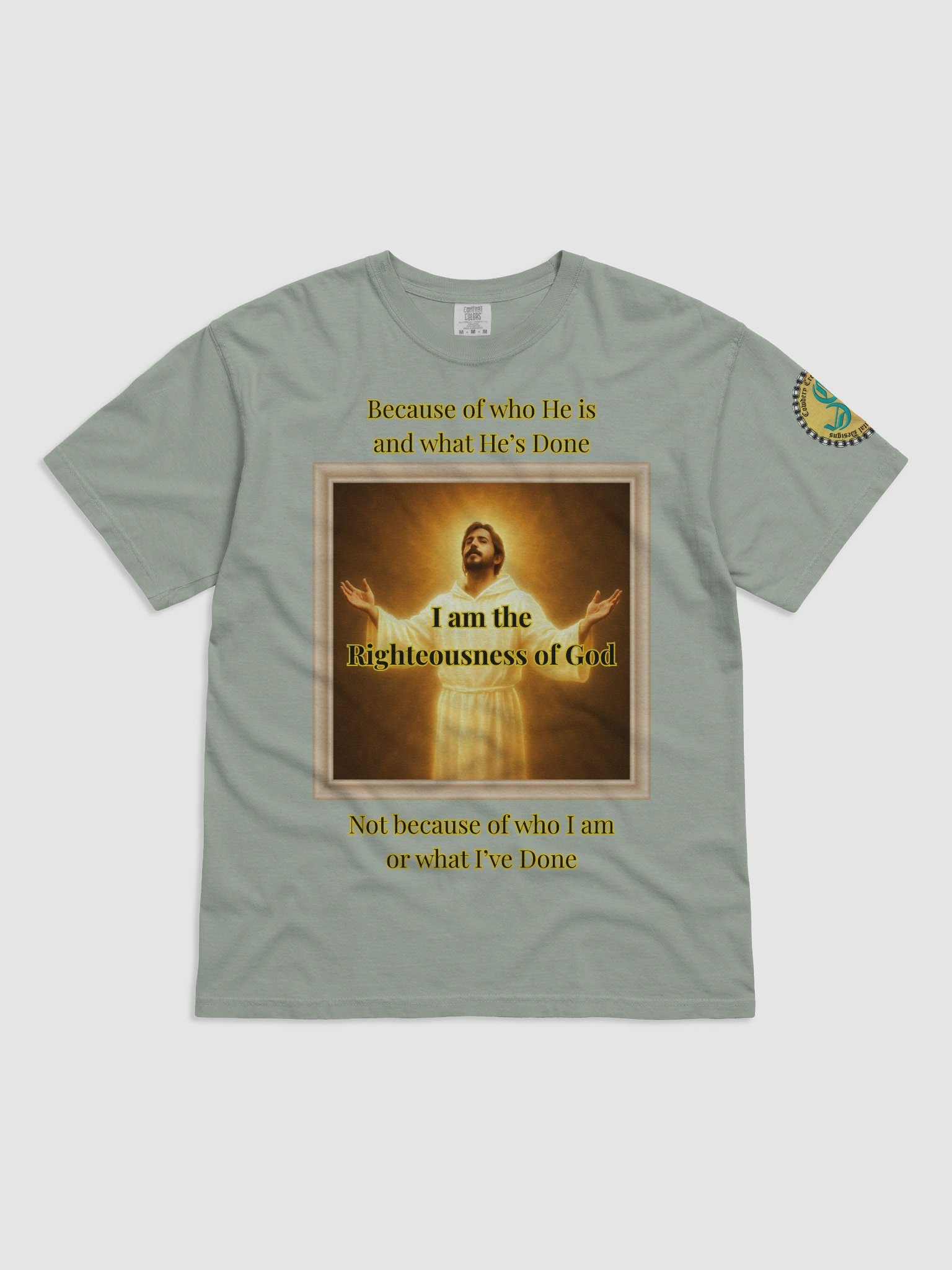 I am the Righteousness of God (Male) Comfort Colors Garment-Dyed Heavyweight T-Shirt Colors (4) product image (1)