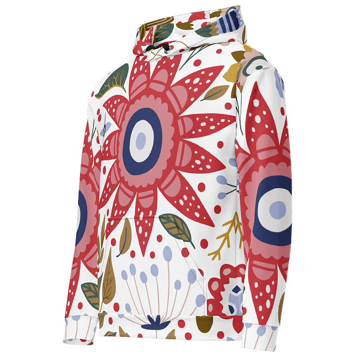Nature-inspired all-over print Unisex Hoodie product image (2)