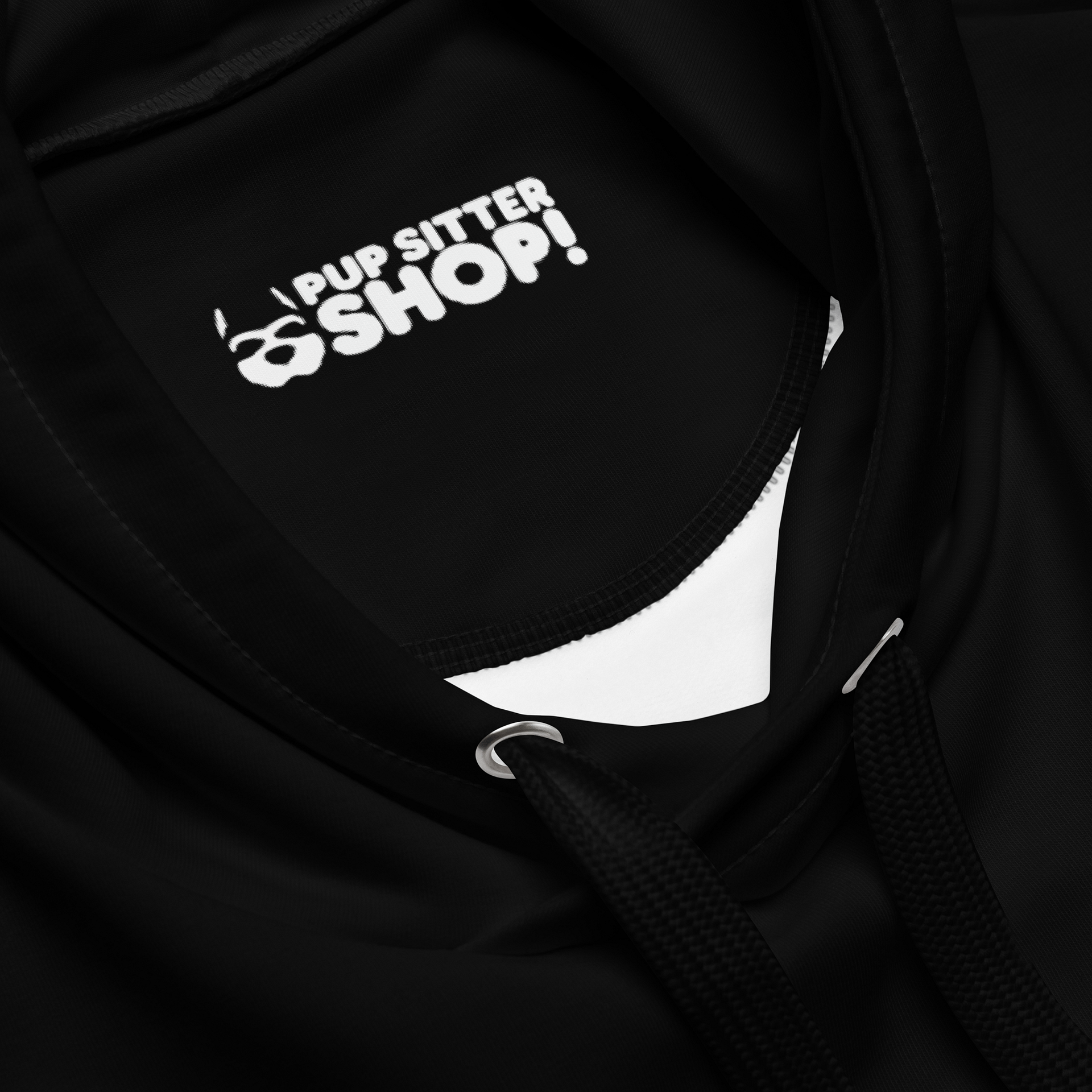 Pup Splatter Hoodie - Black / Orange product image (4)