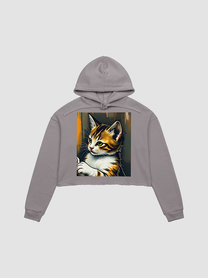 Cozy Chic Fleece Crop Hoodie product image (1)