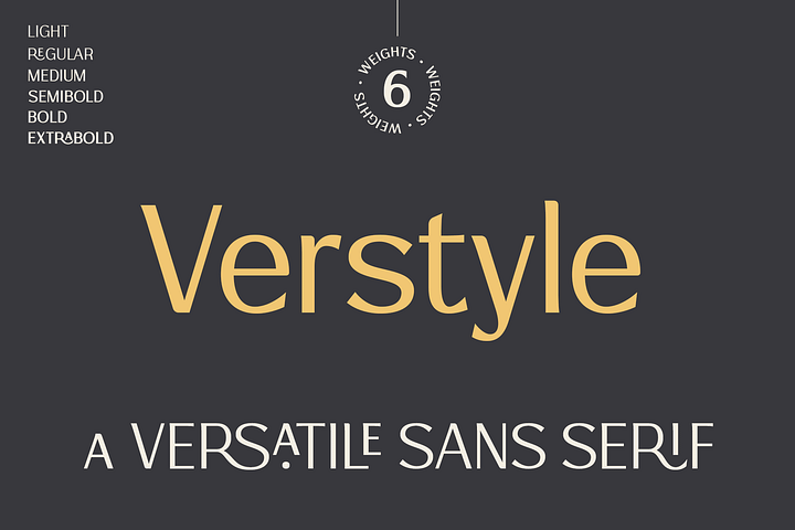 Verstyle | A Versatile Sans Serif Typeface product image (2)