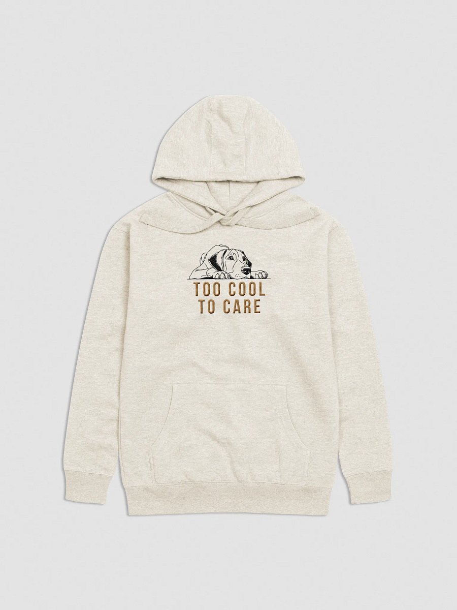 Too Cool To Care Rhodesian Ridgeback Premium Hoodie - Embroidered product image (1)
