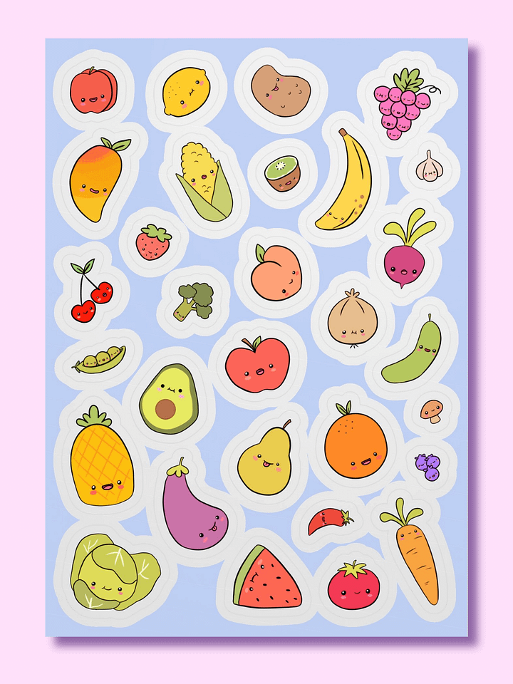 Fruity and veggie Fun Sticker Bonanza product image (1)