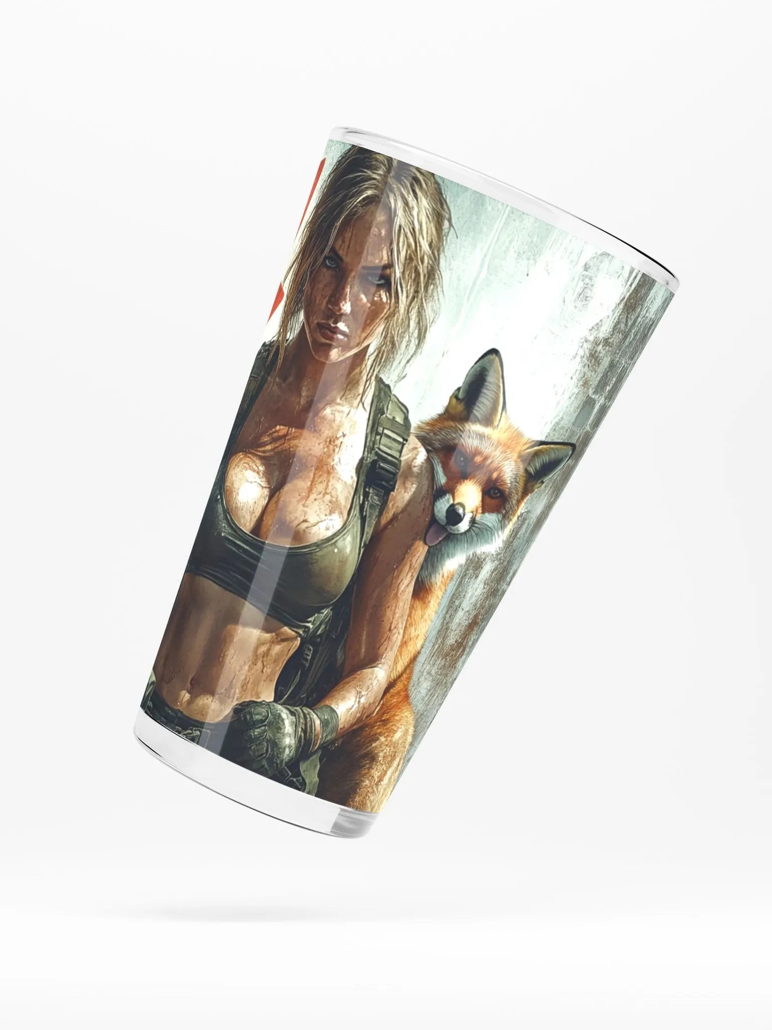 Canada Fox Pint glass product image (5)