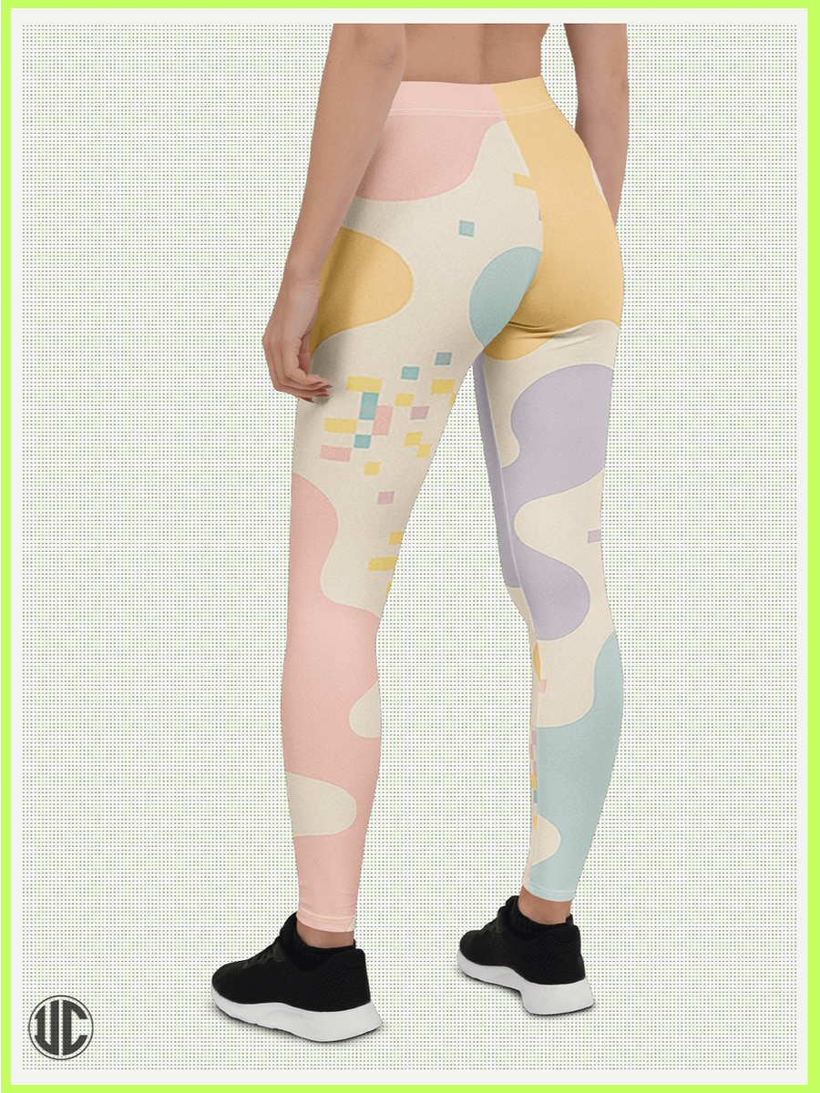 Theo's Digital Wave – Women’s Leggings product image (2)