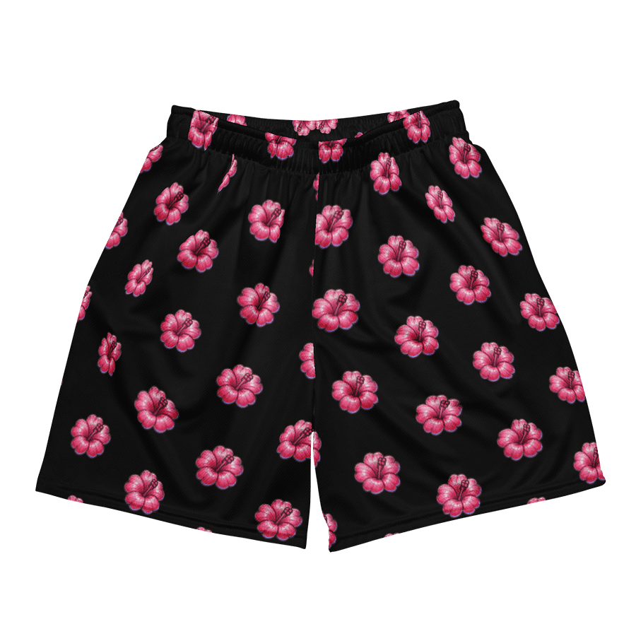 NRG Cherry Blossom Athletic Shorts (Black) product image (2)