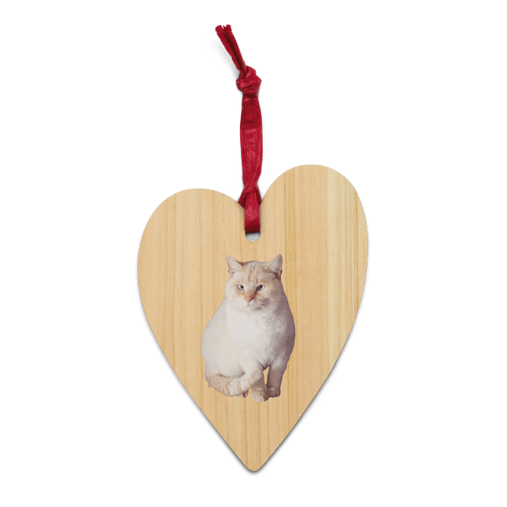 Paws The Cat Wooden Ornaments product image (2)