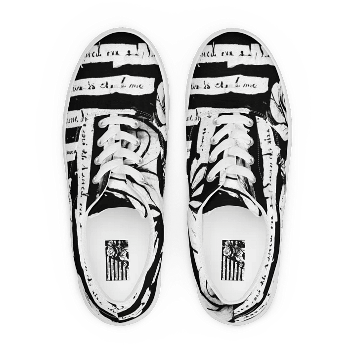 Rose Redaction Women's Canvas Shoes product image (1)