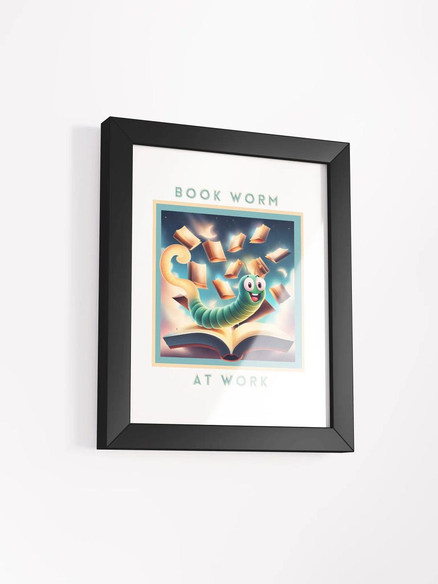 Bookworm at Work Framed Poster product image (56)
