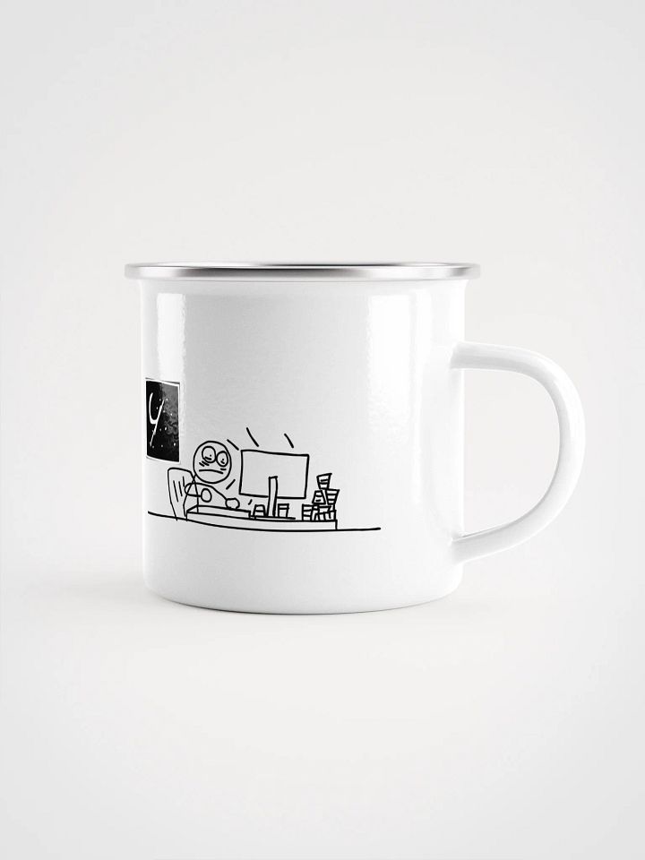 Over Productive Enamel Mug product image (1)