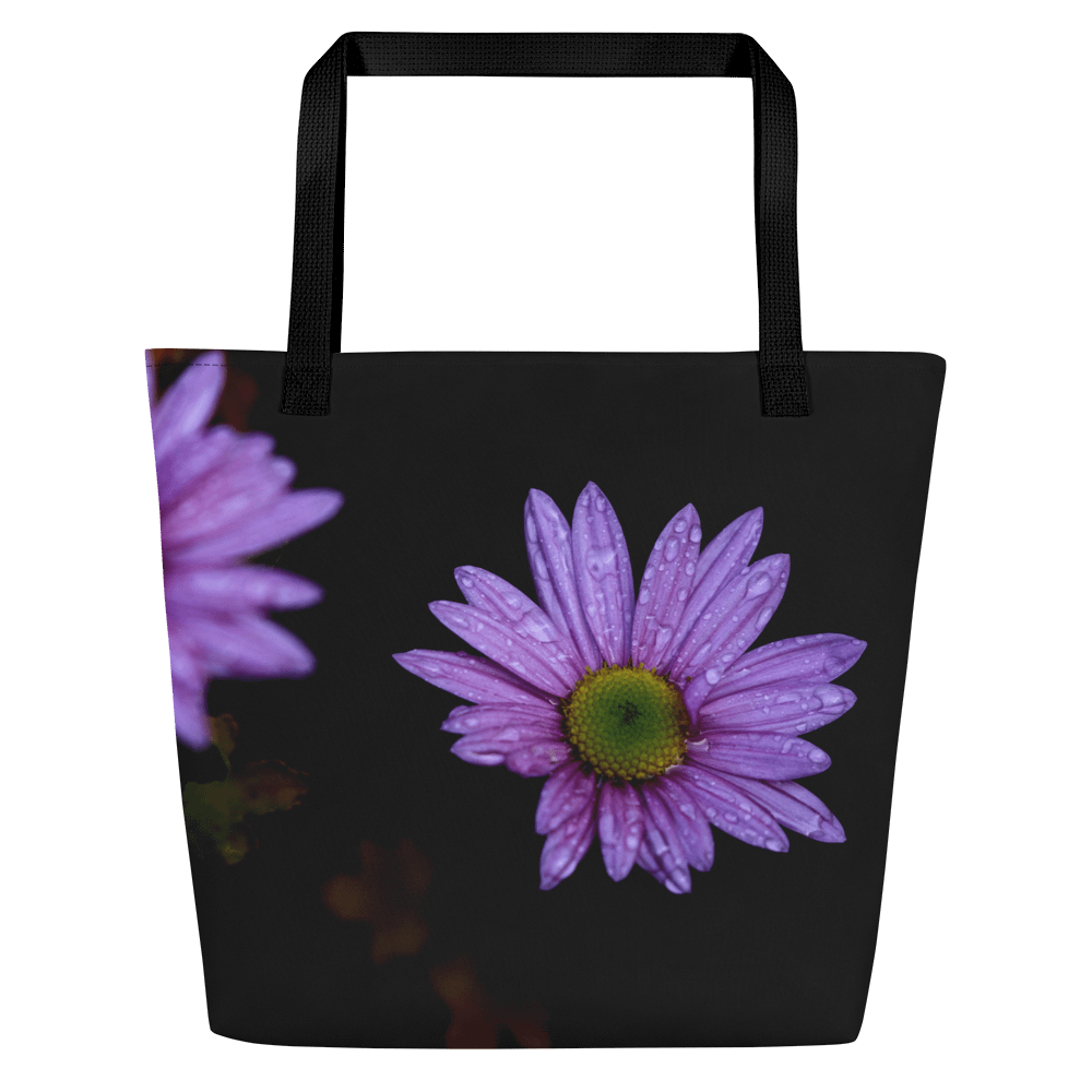 Große Tragetasche - Rosa Blüten mit Tautropfen product image (2)