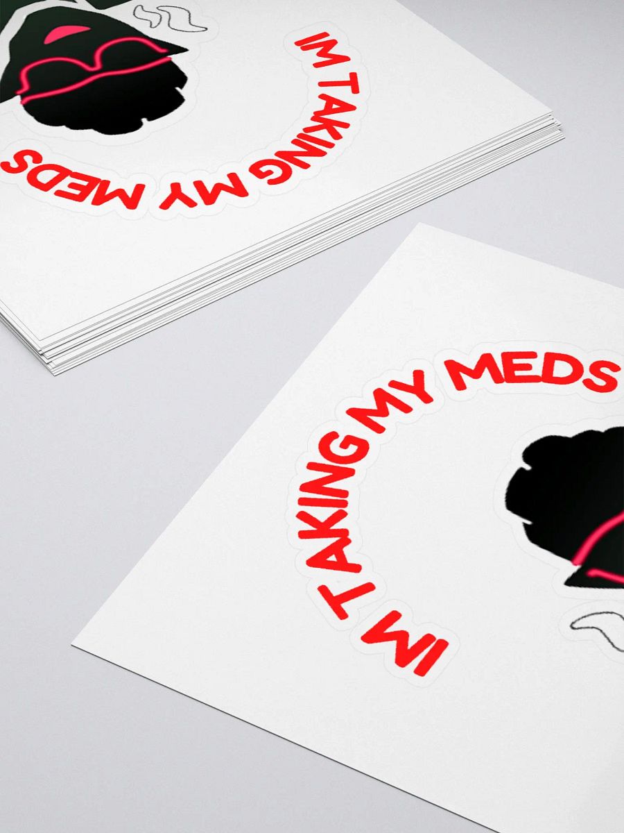 Im Taking My Meds - Kiss Cut Stickers product image (4)