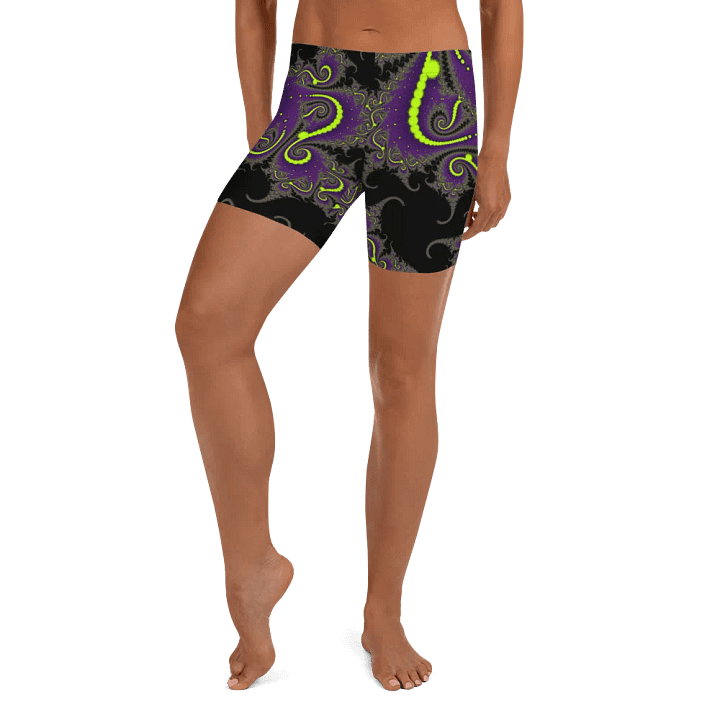 Fractal Bike Shorts - Acid Nights product image (1)