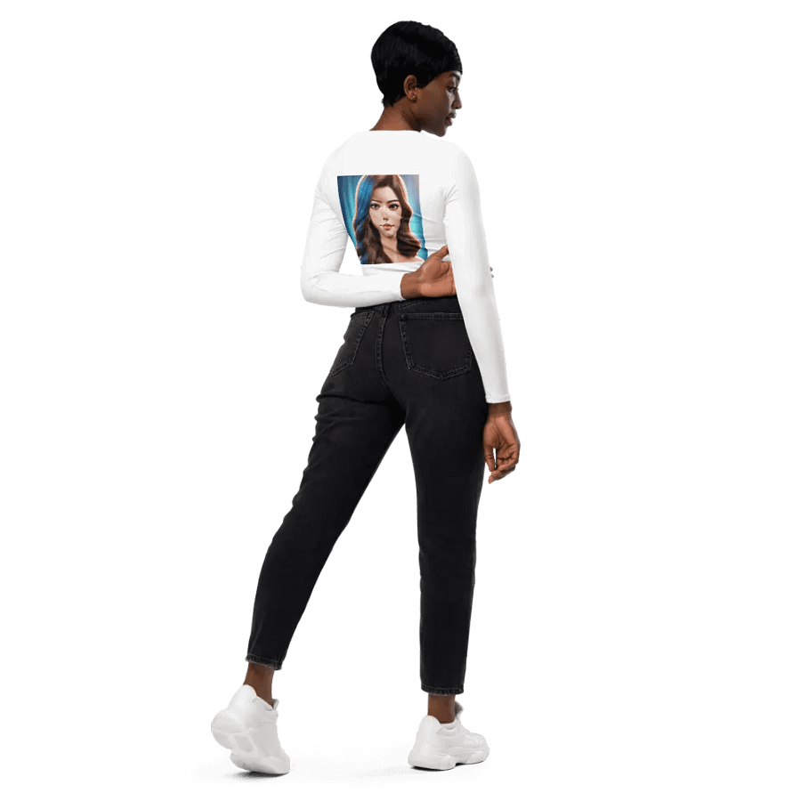 Gradient Dimensional Advertisene Crop Top product image (9)