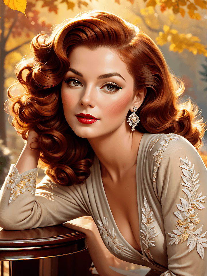 Cozy Autumn Vibes: 1930s-1940s Vintage Jazz & Swing Classics (5120 x 2880 px background image) product image (1)