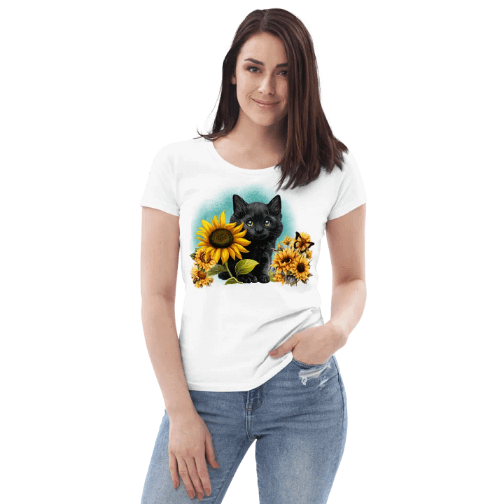 Sunflower Kitten Women's Eco Tee product image (1)