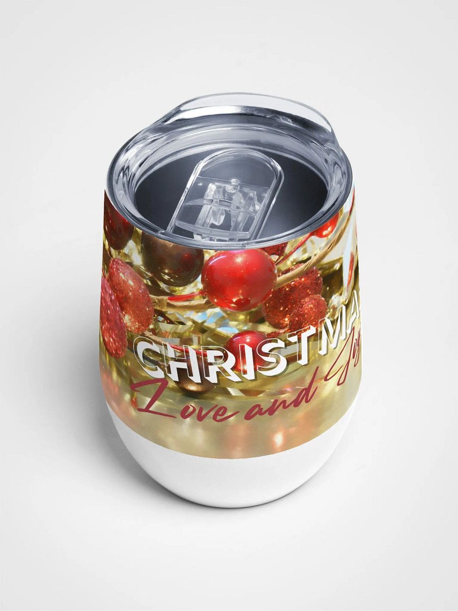 Joyful christmas Wine Tumbler moms dads friends colleagues product image (4)