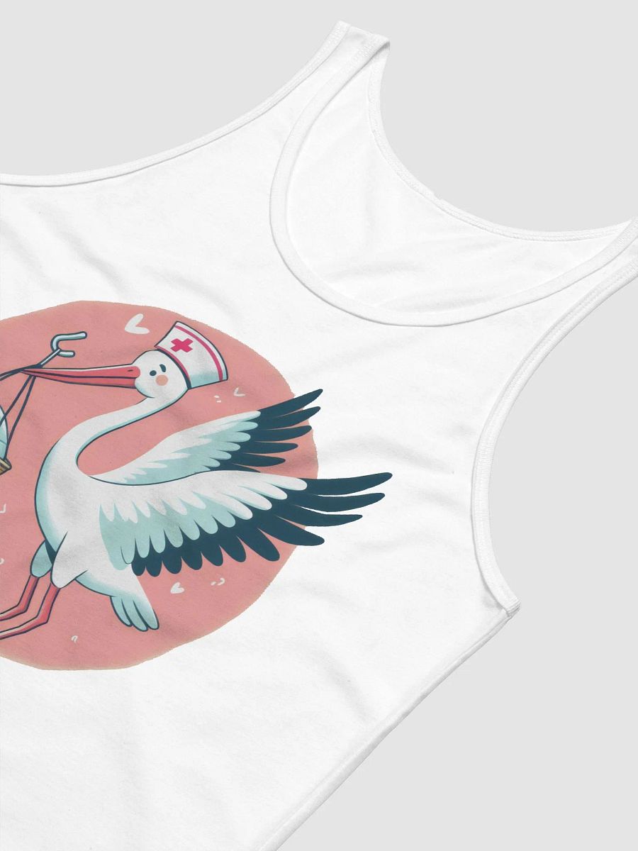 BORN TO CARE! Nurse Stork Jersey Tank product image (52)