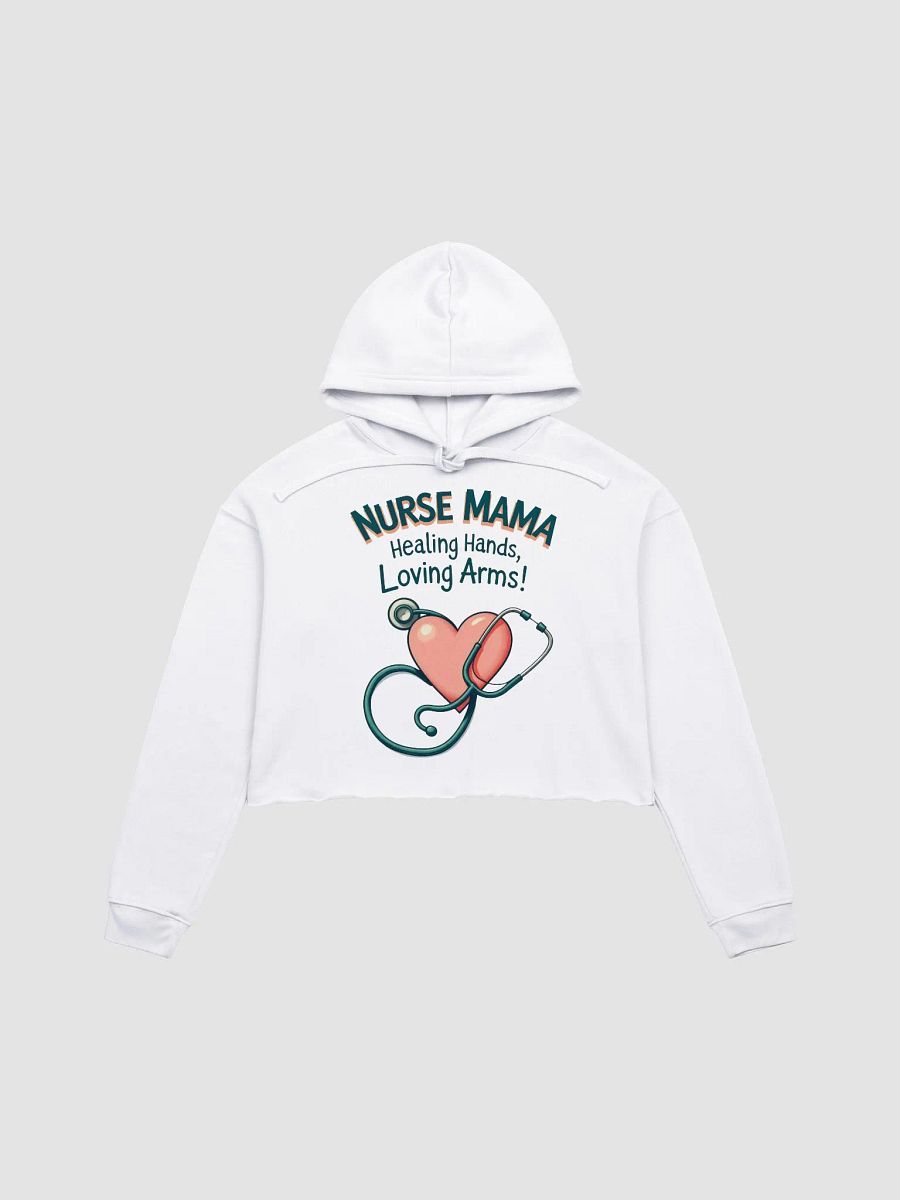 Nurse Mama Fleece Crop Hoodie product image (2)