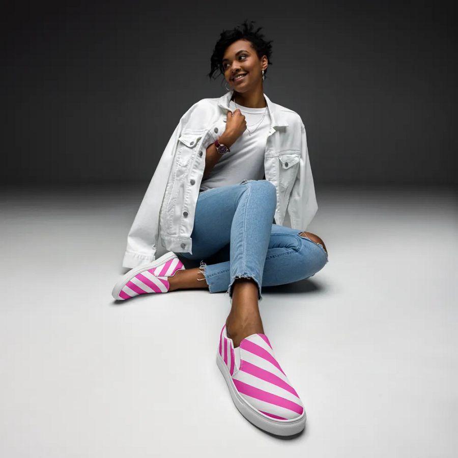 Tizzy pink and white pumps product image (1)